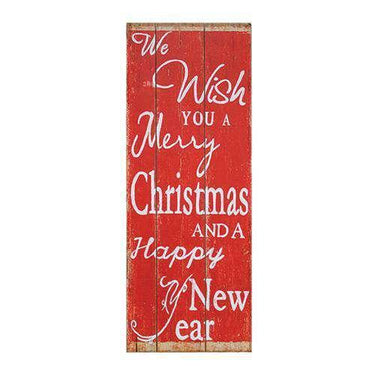 Holiday Wishes Wooden Sign - The Fox Decor
